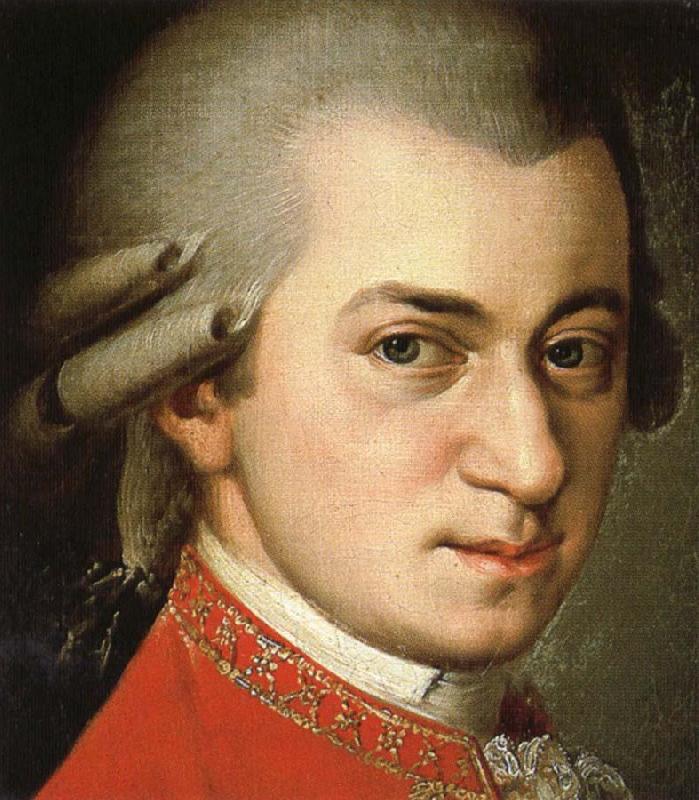antonin dvorak wolfgang amadeus mozart, painted nearly three decades after his death by barbara krafft oil painting picture